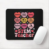 Tapis De Souris Professeur Stem Saint-Valentin Science Technologie (Avec souris)