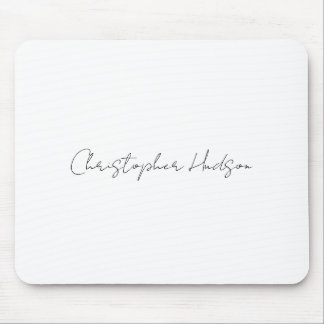 Tapis De Souris Professionnel Blanc Plat Créatif Chic Calligraphie