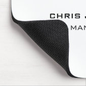 Tapis De Souris Professionnel Moderne Plain Simple (Coin)