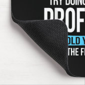 Tapis De Souris Professor Funny Appreciation Gift (Coin)