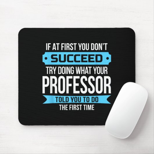 Tapis De Souris Professor Funny Appreciation Gift  (Avec souris)