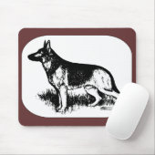Tapis De Souris Profil de berger (Avec souris)