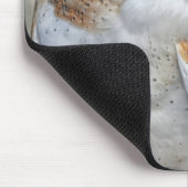 Tapis De Souris Profil de hibou de grange (Coin)