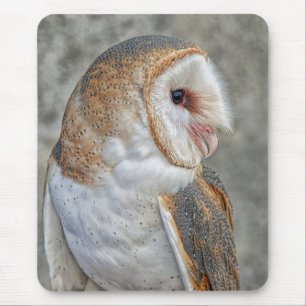 Tapis De Souris Profil de hibou de grange