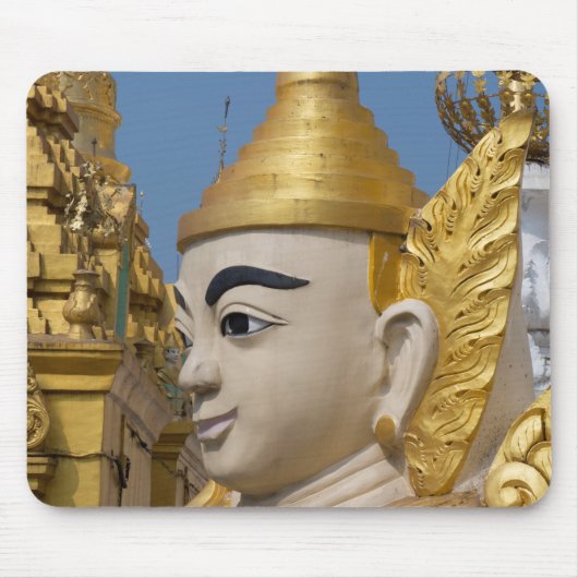 Tapis De Souris Profil de statue de Bouddha (Devant)