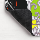 Tapis De Souris Profil latéral d'une pose de femme (Coin)