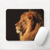 Tapis De Souris Profil masculin de lion - images de faune par (Avec souris)