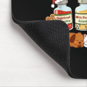 Tapis De Souris Profol Silent Night Funny Vet Tech Christmas  (Coin)