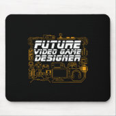 Tapis De Souris Programmateur de programmation de jeu vidéo futur  (Devant)