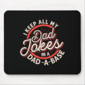 Tapis De Souris Programmer Dad Nerdy Father Database Geeky Dad Jok (Devant)
