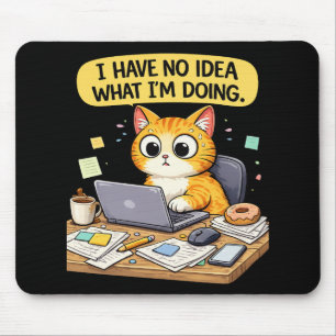 Tapis De Souris Programmeur chat