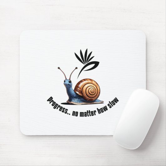 Tapis De Souris Progrès..no Sticker Lent (Avec souris)