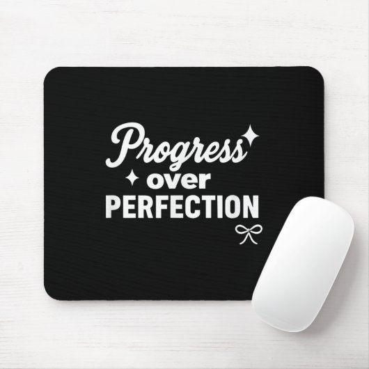Tapis De Souris Progress Over Perfection Motivational Christian Se (Avec souris)