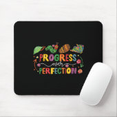 Tapis De Souris Progress Over Perfection Motivational Teacher For (Avec souris)