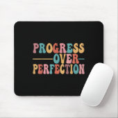 Tapis De Souris Progress Over Perfection Motivational Teacher For  (Avec souris)