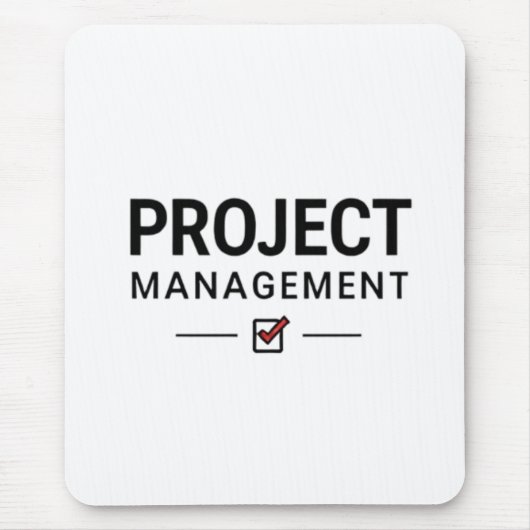 Tapis De Souris Project Management (Devant)