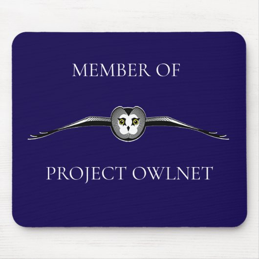Tapis de souris Project Owlnet (Devant)