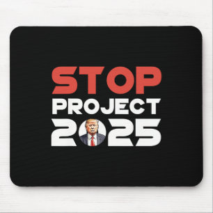 Tapis De Souris Projet Trump 2025 contre Trump Patriotique
