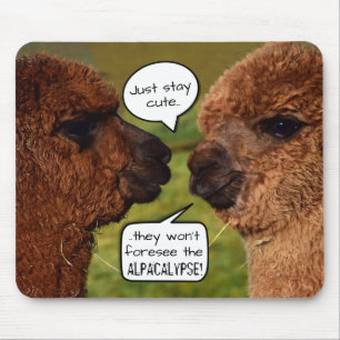 Tapis De Souris Projets drôles d'Alpacalypse d'alpaga