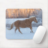 Tapis De Souris Promenade à cheval en hiver sur Hideout Ranch (Avec souris)