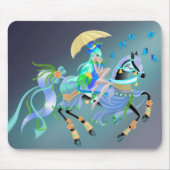 Tapis De Souris Promenade à cheval enchantée (Devant)