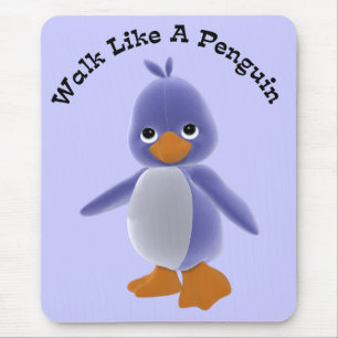 Tapis De Souris Promenade comme un pingouin Mousepad