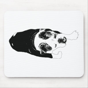 Tapis De Souris Promenade Confiante Chien Affûte Créatif Bureau Hi