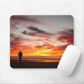 Tapis De Souris Promenade de coucher du soleil (Avec souris)