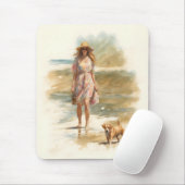 Tapis De Souris Promenade d'été (Avec souris)