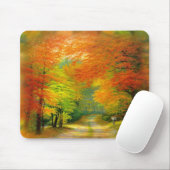 Tapis De Souris Promenade Mousepad d'automne (Avec souris)
