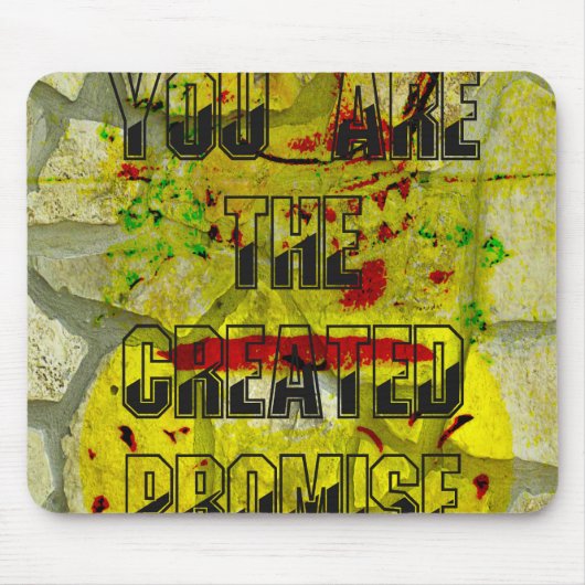 Tapis De Souris Promesse d'or : Le script doré du destin (Devant)