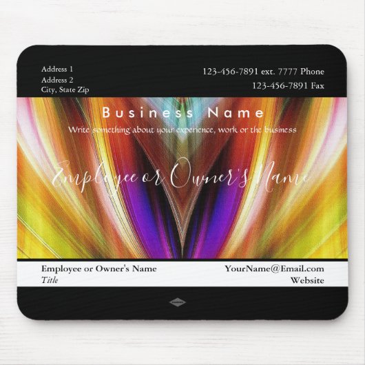 Tapis De Souris Promo-cadeau couleur radient Mousepad (Devant)