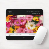 Tapis De Souris Promo-cadeau couleur radient Mousepad (Avec souris)