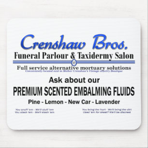 Tapis De Souris Promo de fluides de Crenshaw Bros parfumés