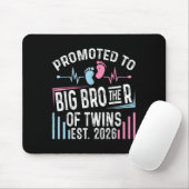 Tapis De Souris Promoté À Big Brother Of Twins Est 2026 Baby Sho (Avec souris)