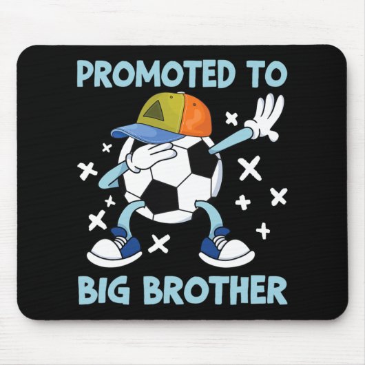 Tapis De Souris Promoted To Big Brother Soccer Design (Devant)
