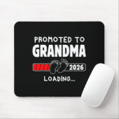Tapis De Souris Promoted To Grandma Est 2026 Soon To Be New Grandm (Avec souris)