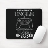 Tapis De Souris Promoted To Uncle Player 2 Unlock Shirt New Uncle  (Avec souris)