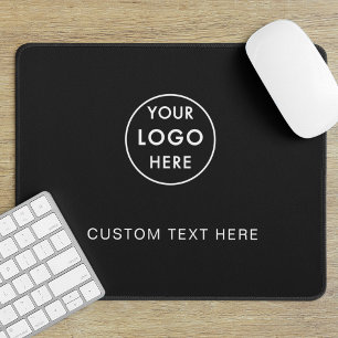 Tapis De Souris Promotion d'événements de logo d'entreprise person