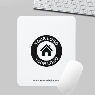 Tapis de souris promotionnel avec logo et texte d'