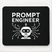 Tapis De Souris Prompt Engineer Apparel Funny Ai Tech Humor Gift (Devant)