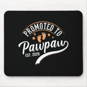 Tapis De Souris Promu Papa Pawpaw 2026 - Première Fête des Pères