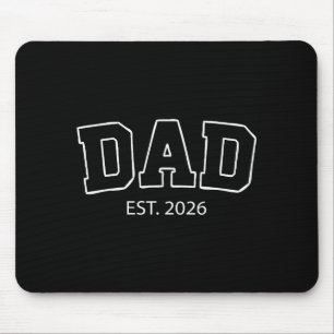 Tapis De Souris Promu Papa Prévu 2026 Futur Papa Pour La Première