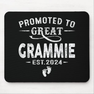 Tapis De Souris Promue Grande Grammie 2024 Fête des Mères Première