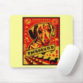 Tapis De Souris Propagande de teckel (Avec souris)
