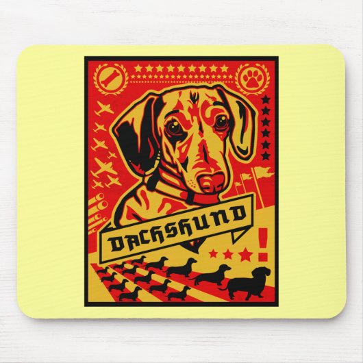 Tapis De Souris Propagande de teckel (Devant)