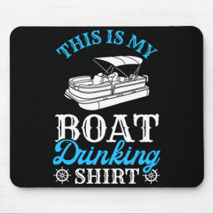 Tapis De Souris Propriétaire de bateau d'aviron hommes ceci est ba