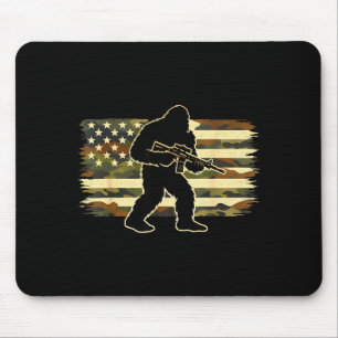 Tapis De Souris propriétaire de Bigfoot camouflage drapeau américa