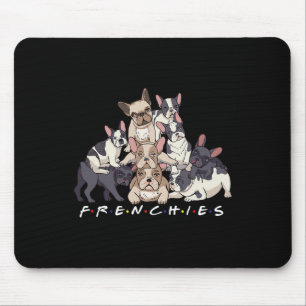 Tapis De Souris Propriétaire de chien Bouledogue Français Femmes H