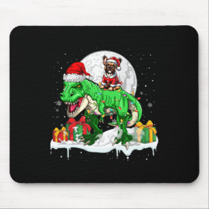 Tapis De Souris Propriétaire de Noël père Noël French Bulldog Ridi